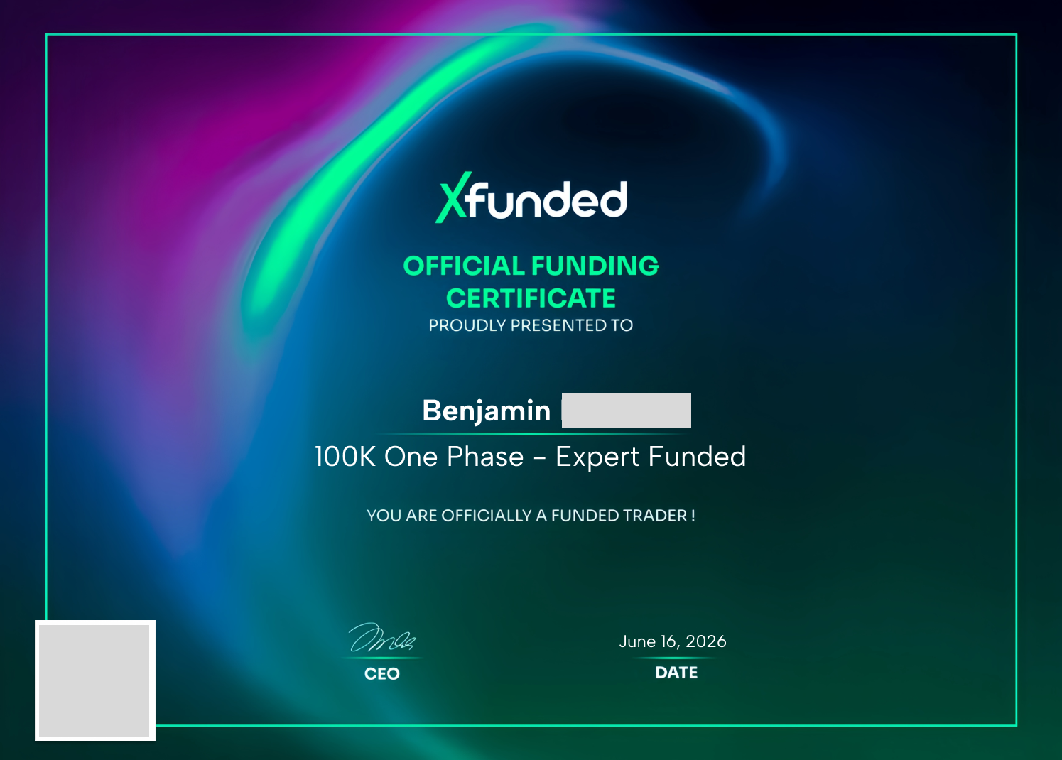 Compte funded #1