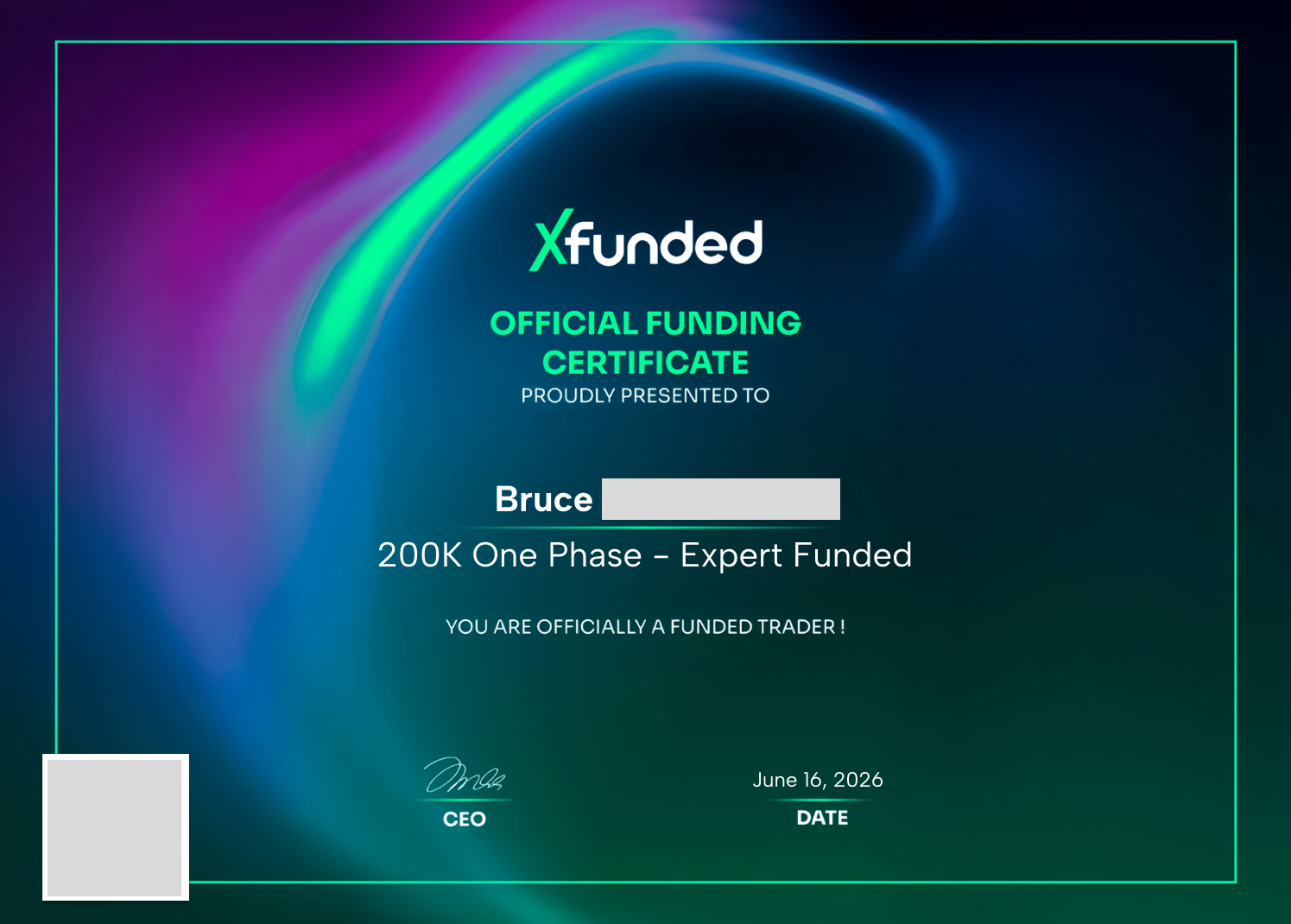 Compte funded #2